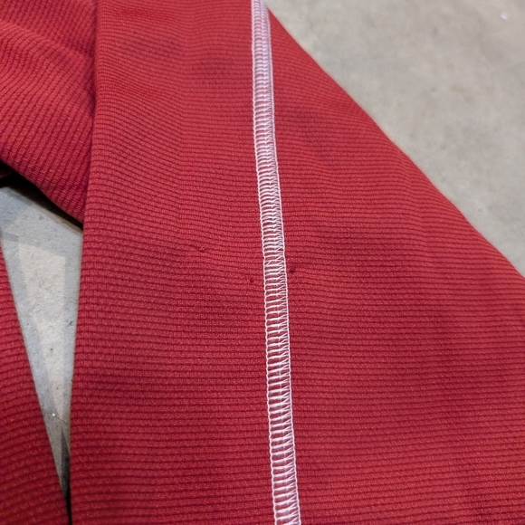 Columbia Golf Men's L Utah Utes Red Performance 1/4 Zip Golf Performance Stripes - Picture 4 of 9